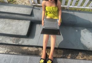 Lime Green Textured Co-ord Set