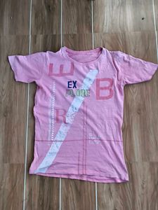 Explore Pink Graphic Tee