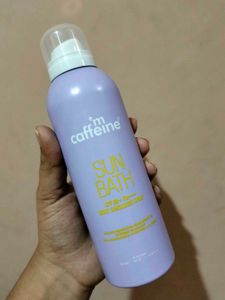 M Caffeine Sun Bath SPF 80 Body Sunscreen Spray