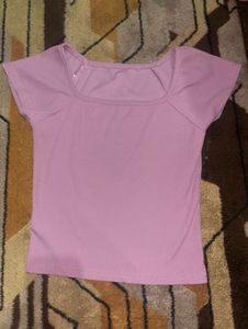 Cute lavender Crop Top