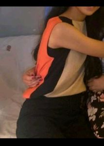 Zara Color Block Sleeveless Top