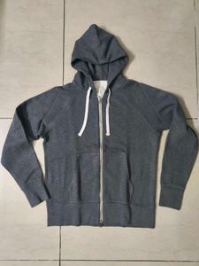 MUJI Gray Full-Zip Hoodie