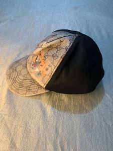 Gucci GG SUPREME TIGERS PRINT BASEBALL HAT