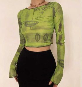 Abstract Printed Mesh Top