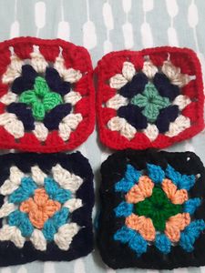 Granny Squre Crochet Piece