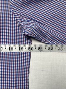 Crocodile Checkered Shirt (Purple/Blue)