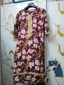 Elegant Floral Kurti