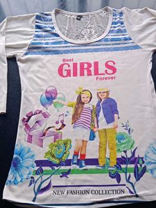 Cute Girls' Long Sleeve Top