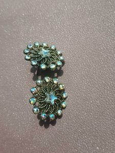 Sparkling Star & Crystal stud Earrings