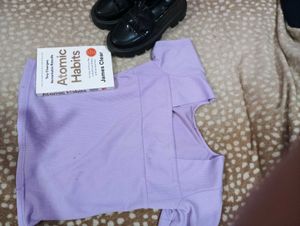 Lavender Cropped Top