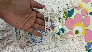 Boho Lace top for beach