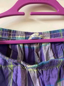 Comfy Cotton Checked Night Suit Set – 2XL