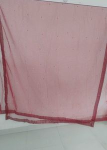 Maroon Embroidered Anarkali Dress