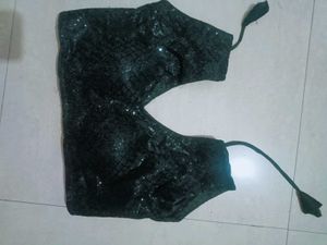 Sparkling Black Blouse