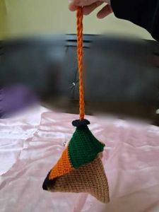 Crochet small hand bag