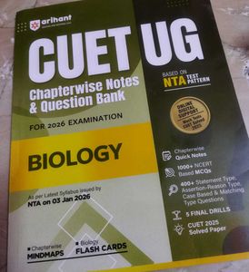 CUET UG Biology Notes &amp; Question Bank 2026