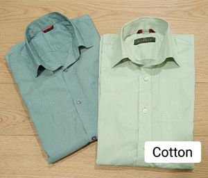 Men's Cotton Shirts combo (2/Pack)