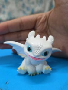 Cute White Dragon Toy Figure