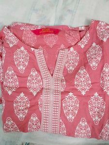 💗Embroidered Kurta Set - Blue &amp; Pink💗