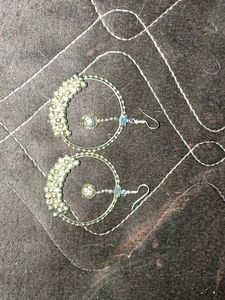 Unique Beaded Hoop Earrings