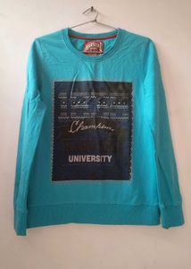 Blue Sweat Shirt New Women