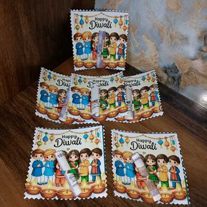 diwali 🎇 10 card 🅰️envelope