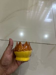 Cute Ceramic Lotus-Shaped Decor