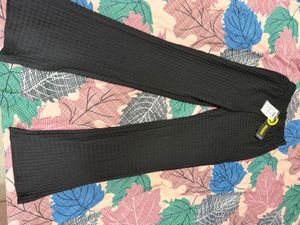 Off Duty Waffle textured Flared Pants