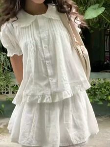 Cute White Ruffle top