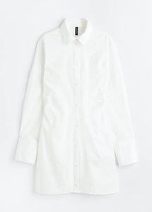 H&amp;M Gathered Shirt Dress