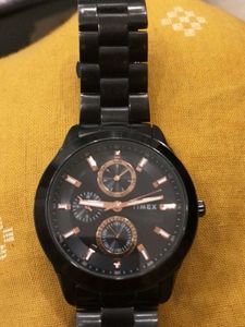 Timex Black Dial Watch