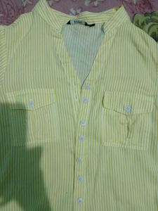 Zudio Trendy Strip Shirt, Fit Xs/S Both, Brand New