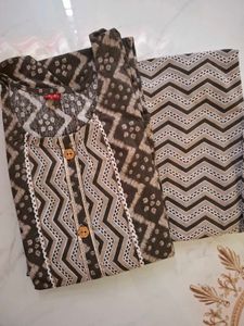 Designer Black  Kurta Set with Pants