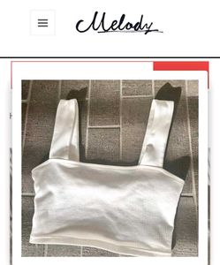 White Ribbed shiny h&amp;m Crop Top