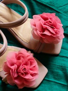 Floral Heels - Elegant Style