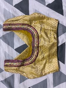Elegant Brocade Blouse