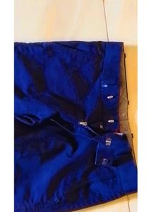 🥳🤩men's -Elegant Blue Satin Pants(formal )