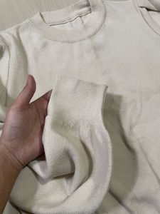 Beige Knitted Jumper