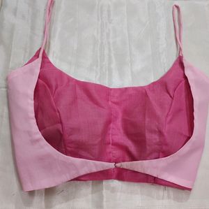pink blouse
