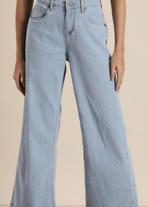 Wide Leg Denim Jeans