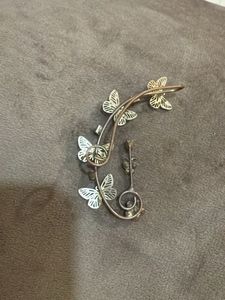 Butterfly Ear Cuff with Rhinestones