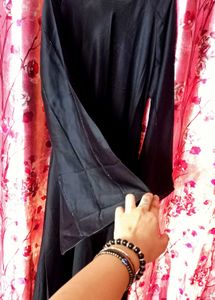 Elegant Black Abaya with Embellishments