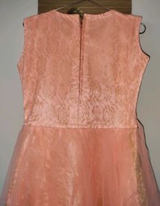 Beautiful Peach Ethnic Gown