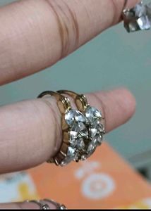 Savana Sparkling Leaf Design Hoop Earrings