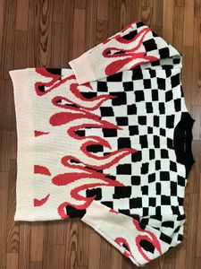 Flame Checkered Sweater🔥🎸
