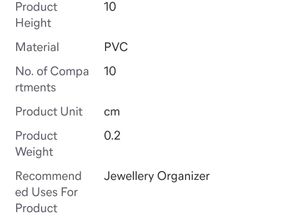 Jewelry Organizer Bags