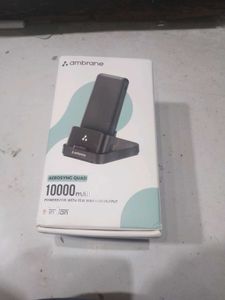 Wireless charging powerbank Ambrane seal pack