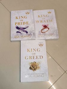 King of Pride, Wrath, Greed Books