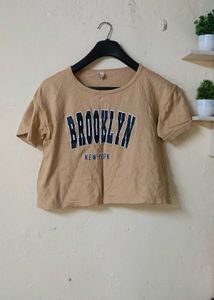 Trendy Brooklyn New York Cropped T-Shirt