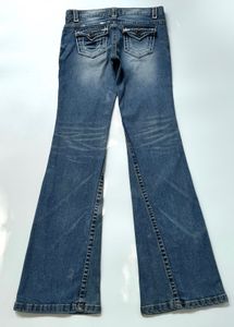 Y2K low rise bootcut jeans